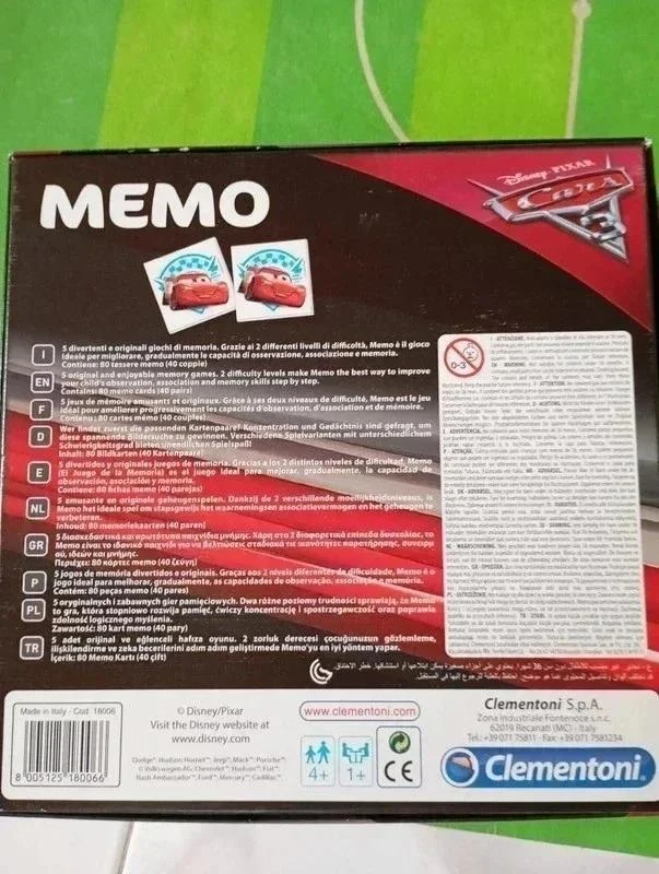 Jogo de Memória Clementoni Carros – photo 4